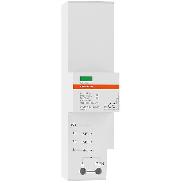 Mersen Überspannungsableiter Typ1+2 7kA Uc 255V STMZT12-7K255V-3P